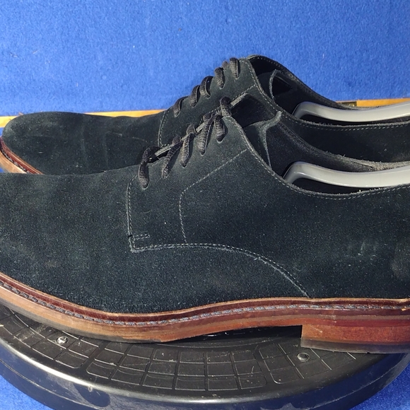 Men's Cole Haan Williams Buck ll Black Suede Oxfords, Sz. 12M-US - Picture 3 of 7